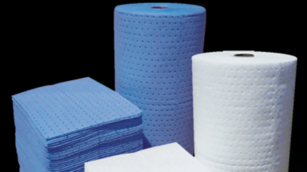 Meltblown laminated sorbents