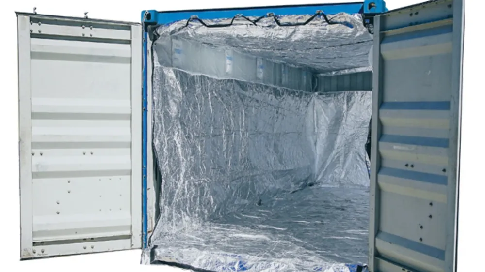 Thermal container isolation liner